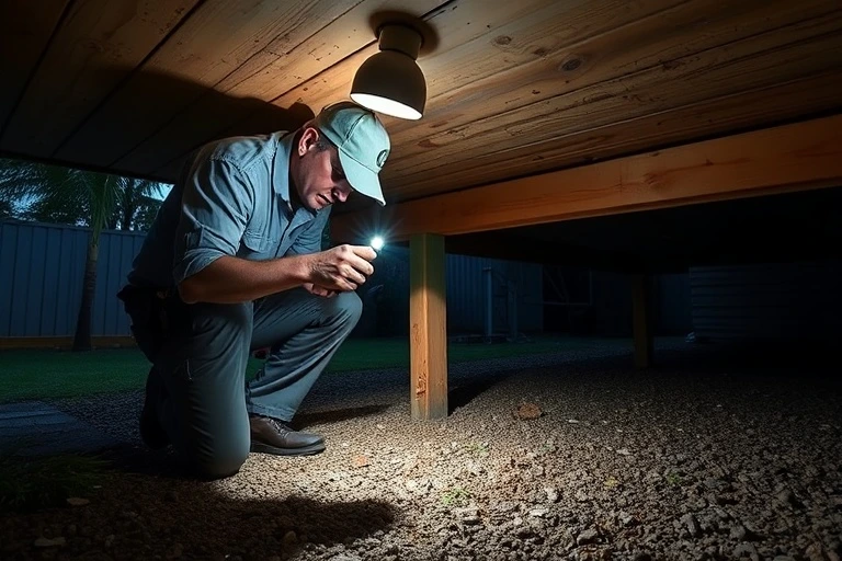Under Deck Possum Removal Rye